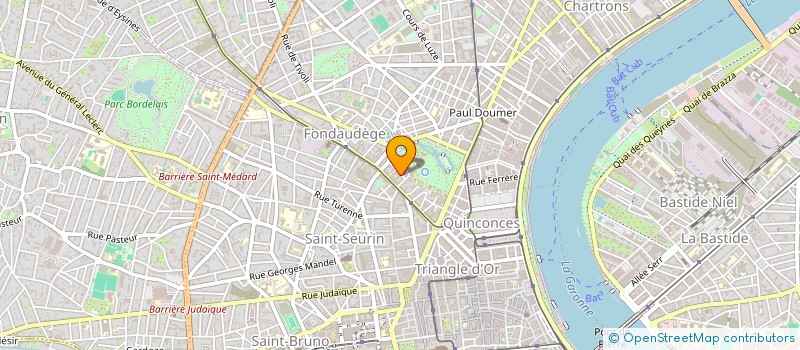 localisation de l'entreprise SNC SVLTOUR à BORDEAUX