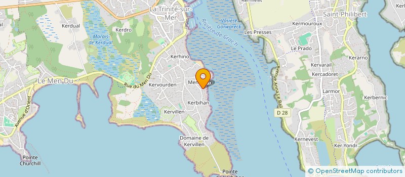 localisation de l'entreprise SNC SWEETY PHATASM  LA TRINITE-SUR-MER