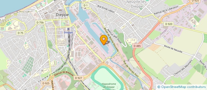 localisation de l'entreprise SNC TABAC BELVEDERE  DIEPPE