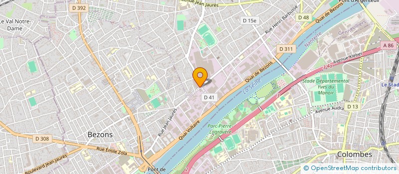 localisation de l'entreprise SNC TABAC CROIX DE LORRAINE  ARGENTEUIL