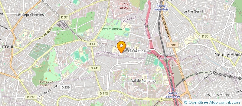 localisation de l'entreprise SNC TABAC DE LA PAIX à MONTREUIL