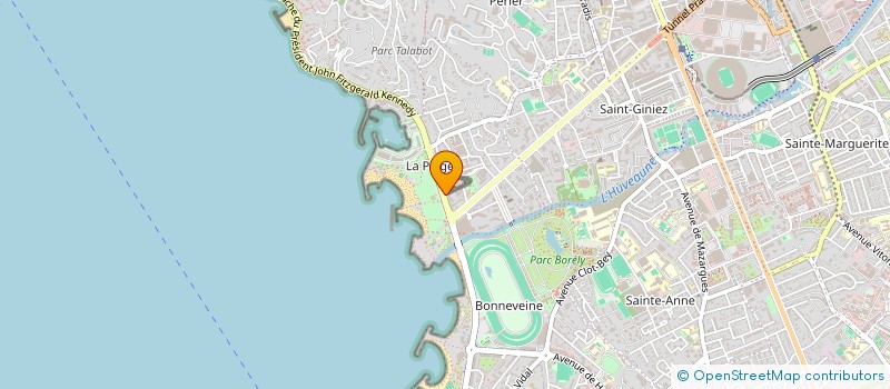 localisation de l'entreprise SNC TABAC DE LA PLAGE à MARSEILLE