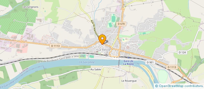 localisation de l'entreprise SNC TABAC DE LA POSTE à LA REOLE