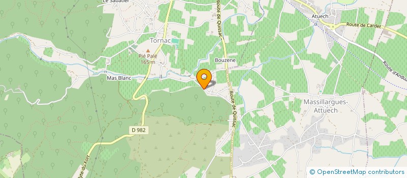 localisation de l'entreprise SNC TABAC DE LEZAN  TORNAC