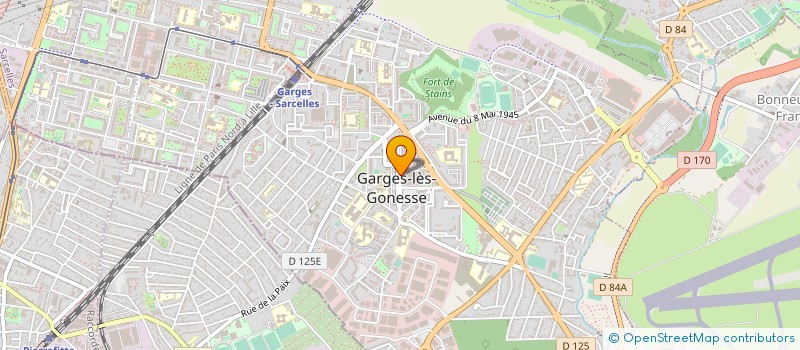 localisation de l'entreprise SNC TABAC DU CENTRE  GARGES-LES-GONESSE