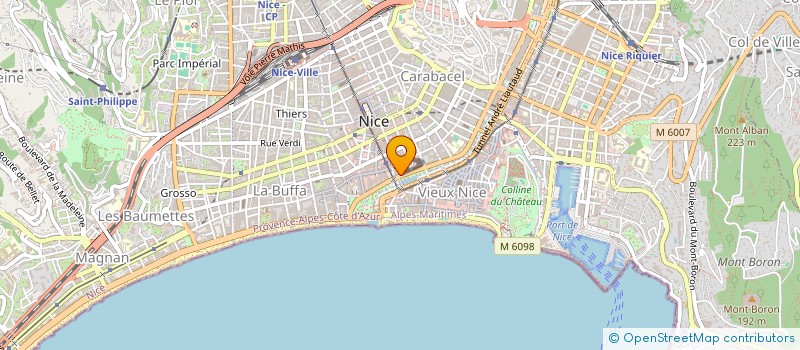 localisation de l'entreprise SNC TABAC FLAMME FUMEE  NICE