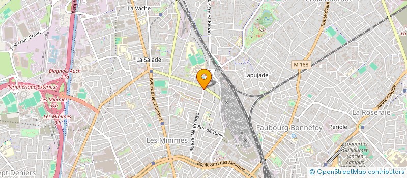 localisation de l'entreprise SNC TABAC LE JAVANN à TOULOUSE