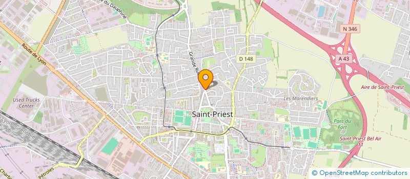 localisation de l'entreprise SNC TABAC SHAMOUN  SAINT-PRIEST