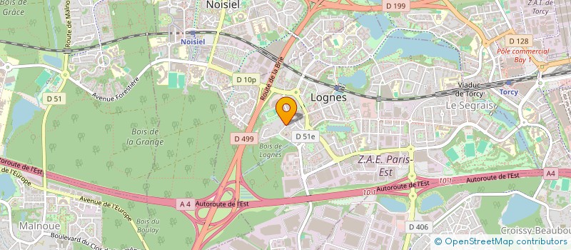 localisation de l'entreprise SNC TAHI  LOGNES