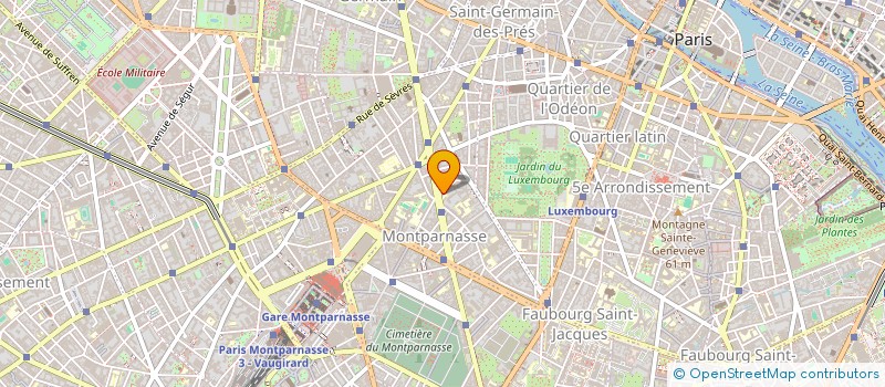 localisation de l'entreprise SNC TAHITI SEAFOOD 2003  PARIS