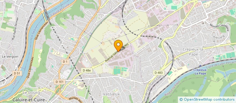 localisation de l'entreprise SNC TAQUET  CALUIRE-ET-CUIRE