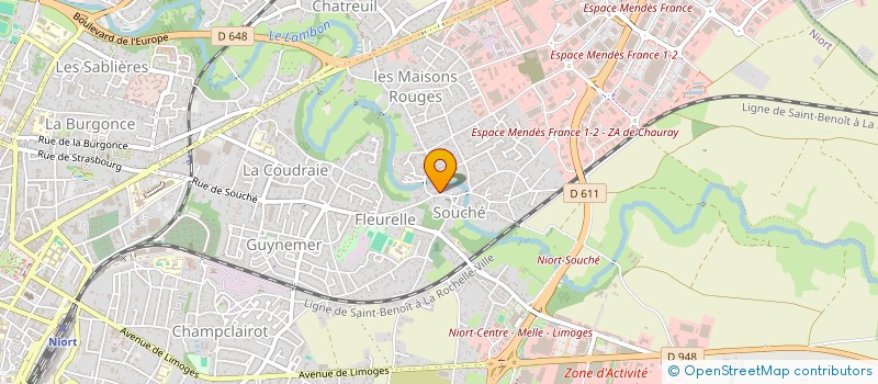 localisation de l'entreprise SNC TARI à NIORT