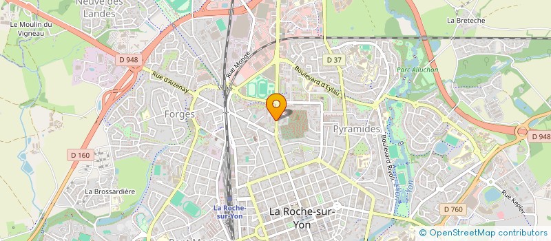 localisation de l'entreprise SNC TECHER-PAYET à LA ROCHE-SUR-YON