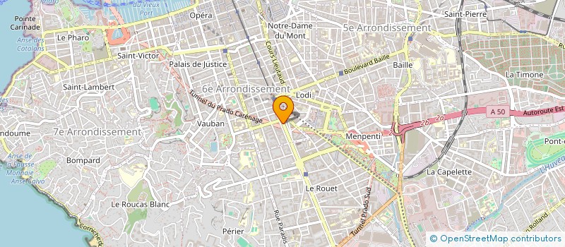 localisation de l'entreprise SNC TECHNOFFICE  MARSEILLE