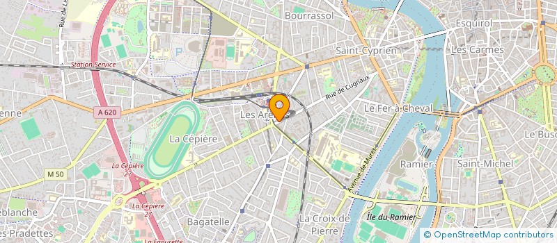 localisation de l'entreprise SNC TEMAX MIDI-PYRENEES à TOULOUSE