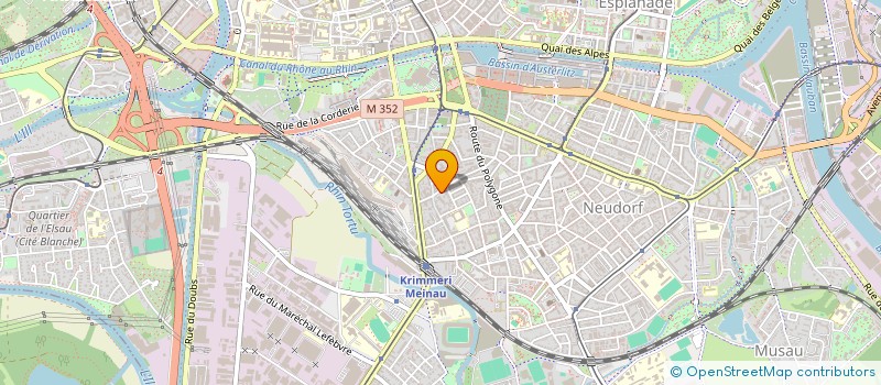 localisation de l'entreprise SNC TEMAX NORD EST à STRASBOURG