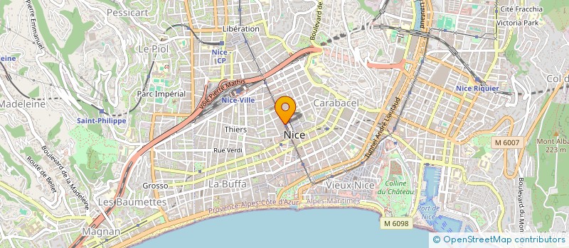 localisation de l'entreprise SNC TEZEKAJIAN-DOLLA ET CIE à NICE