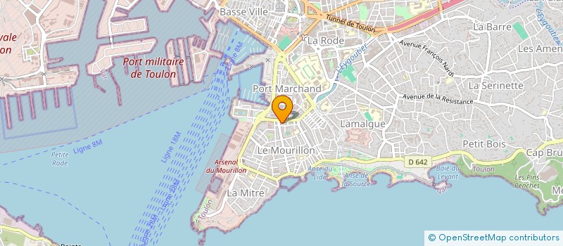 localisation de l'entreprise SNC TISSIER  TOULON