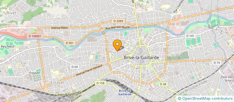 localisation de l'entreprise SNC TK PUB  BRIVE-LA-GAILLARDE