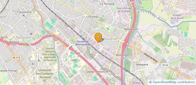 localisation de l'entreprise SNC TOFAN à TOULOUSE