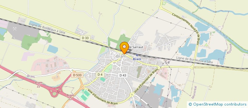 localisation de l'entreprise SNC TOMASELLO  BRAM