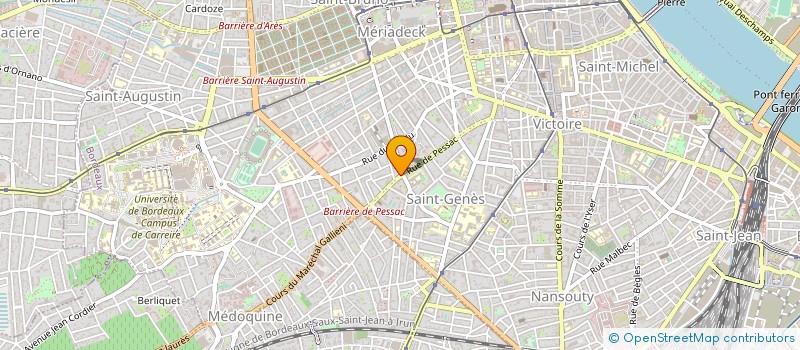 localisation de l'entreprise SNC TONNELLIER à BORDEAUX
