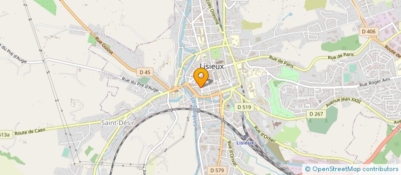 localisation de l'entreprise SNC TOSTIVIN ET COMPAGNIE à LISIEUX