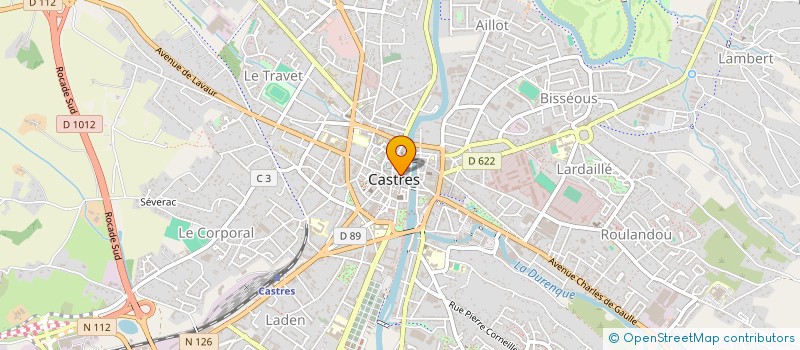 localisation de l'entreprise SNC TOUATI  CASTRES