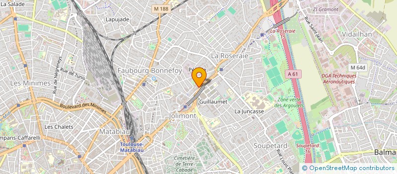 localisation de l'entreprise SNC TOULOUSE ST SIMON à TOULOUSE