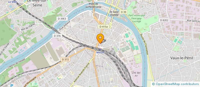 localisation de l'entreprise SNC TRANS EUROPE  MELUN