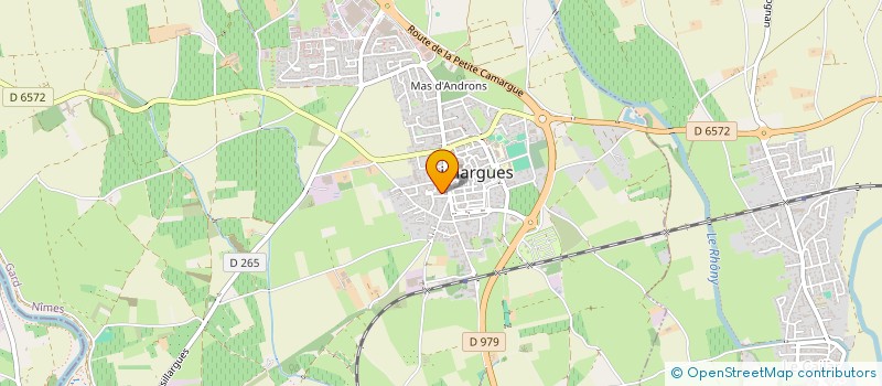 localisation de l'entreprise SNC TRANS V.U  AIMARGUES