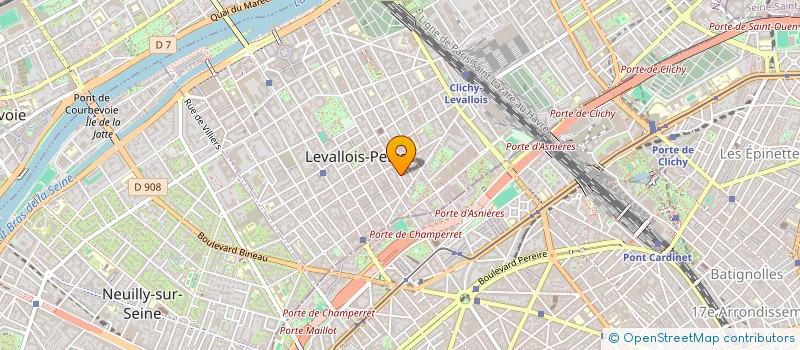 localisation de l'entreprise SNC TRANSNAAK à LEVALLOIS-PERRET