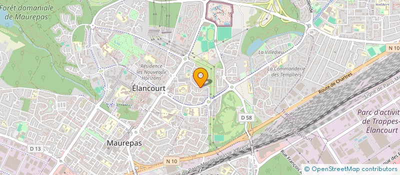 localisation de l'entreprise SNC TRANSPORT  ELANCOURT