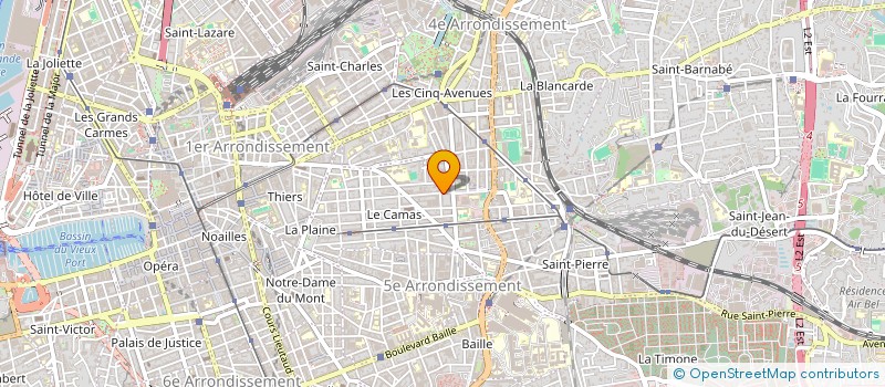 localisation de l'entreprise SNC TRANSPORTS GRANDET ET BRACHET à MARSEILLE