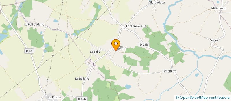 localisation de l'entreprise SNC TRANSPORTS INTERNATIONAUX BELOU à MAILLET