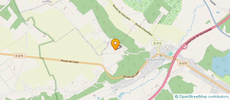 localisation de l'entreprise SNC TRANSPORTS MARAIS  TOUTAINVILLE