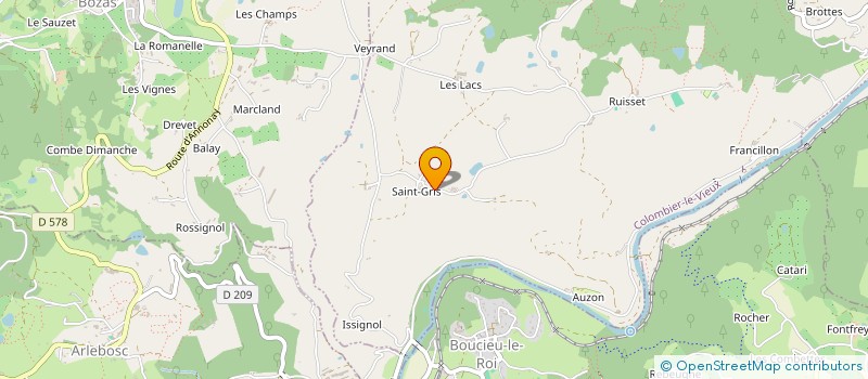 localisation de l'entreprise SNC TRAV AMENAG PARCS JARD REBOISEMENT à COLOMBIER-LE-VIEUX