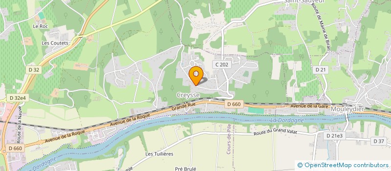 localisation de l'entreprise SNC TRINQUE ET CIE à CREYSSE