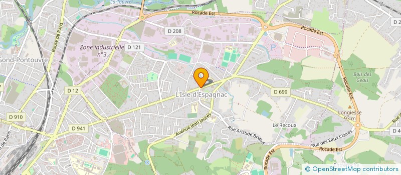 localisation de l'entreprise SNC TSED  L'ISLE-D'ESPAGNAC