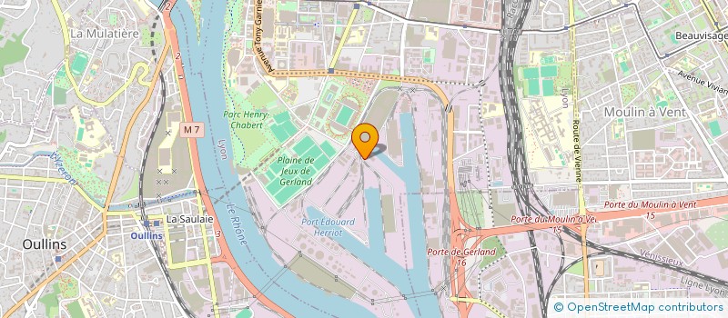 localisation de l'entreprise SNC UNION TRANSPORTS CHARBONS SERVICES  LYON