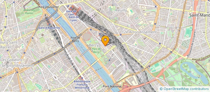 localisation de l'entreprise SNC URBANISME ARCHITECTURE & INGENIERIE  PARIS