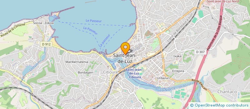 localisation de l'entreprise SNC URCHOEGUIA ET CIE à SAINT-JEAN-DE-LUZ