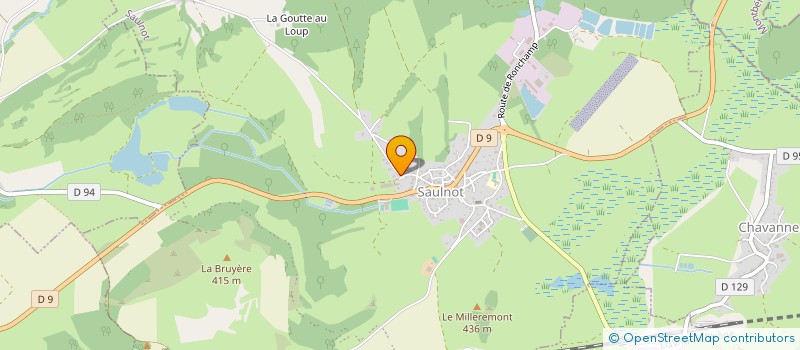 localisation de l'entreprise SNC UTTEWILLER  SAULNOT