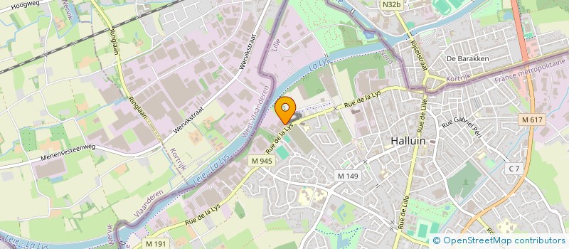 localisation de l'entreprise SNC VAES ET PASBECQ à HALLUIN