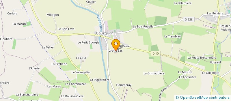 localisation de l'entreprise SNC VALDINO à COURGEON