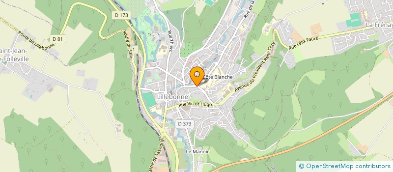 localisation de l'entreprise SNC VALLEE PELLETIER  LILLEBONNE