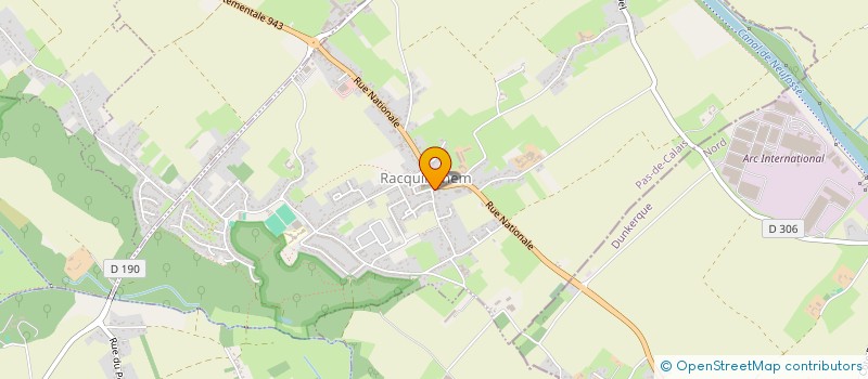 localisation de l'entreprise SNC VANELLE LEBLOND  RACQUINGHEM