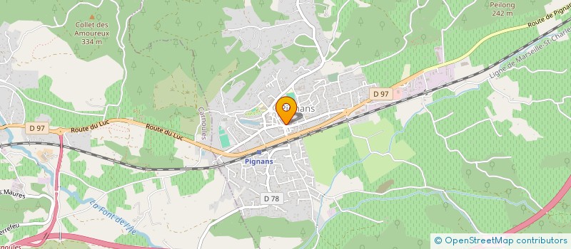 localisation de l'entreprise SNC VANGELISTI SCHMITT  PIGNANS