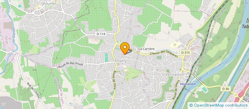 localisation de l'entreprise SNC VANRELL  CHARLY