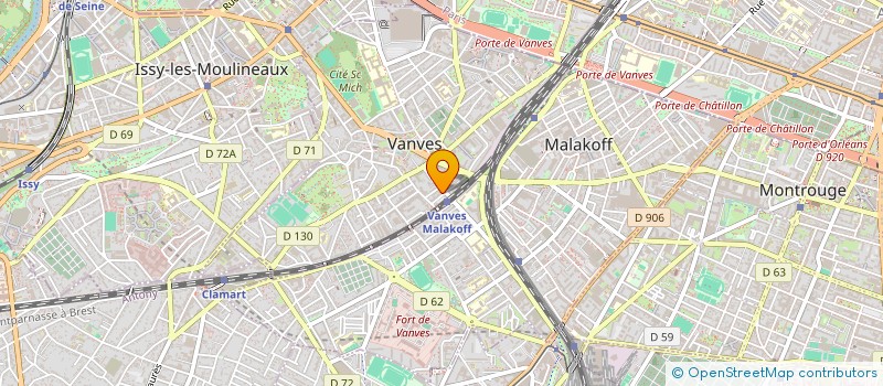 localisation de l'entreprise SNC VANVES à VANVES